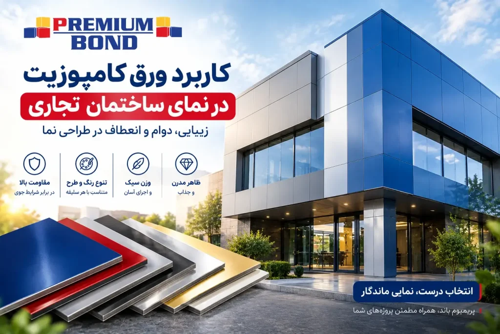 اجرای نمای ساختمان با ورق کامپوزیت آلومینیومی
