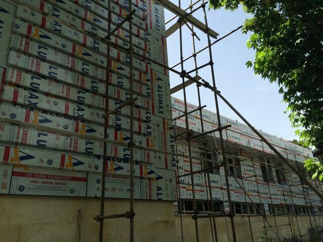 ورق کامپوزیت در نمای ساختمانی