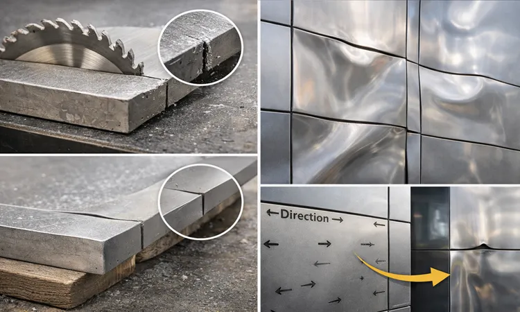 خطاهای رایج در برش و خم و اثر آن روی موج دار شدن | پرمیوم باند